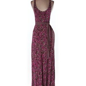 Tory Burch Fushia/White XS Summer dress w/belt